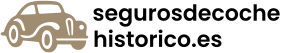 Logo principal seguro de coche histórico